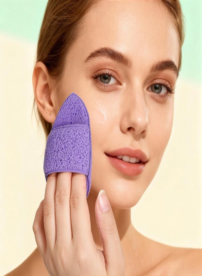 Zelphvt 3 PCS Facial Sponges for Washing Face Reusable Soft Facial Sponges Exfoliating Sponge for Face Spong for Washing Makeup Removal, Travel Friendly Daily Cleansing Faces Scrubber - Image 5